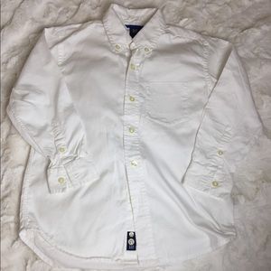 Gap button down shirt boys size 6/7